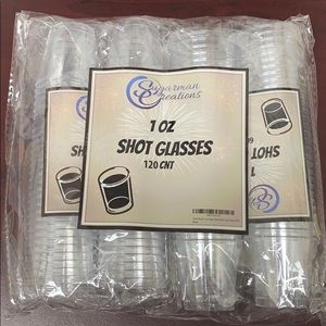 1oz plastic shot glasses